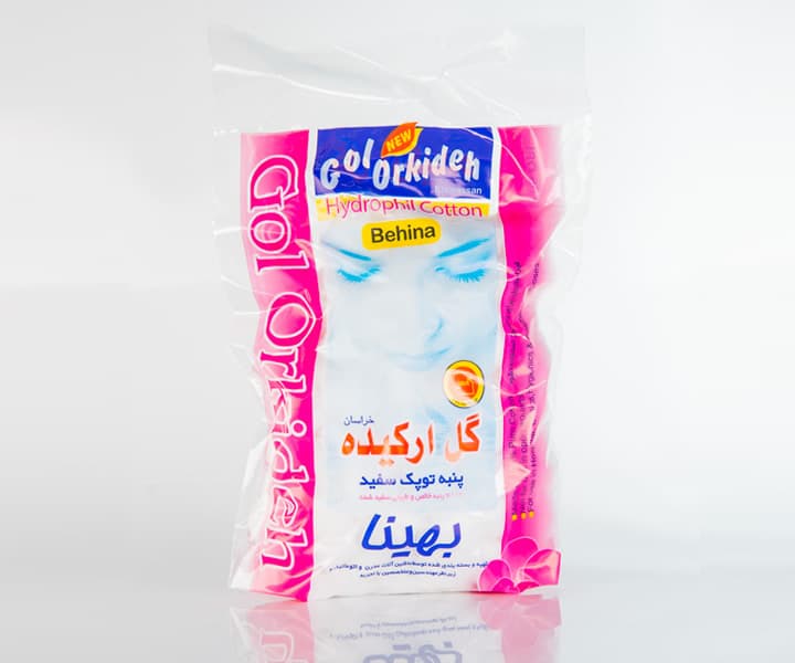پنبه بهداشتی توپک گل ارکیده