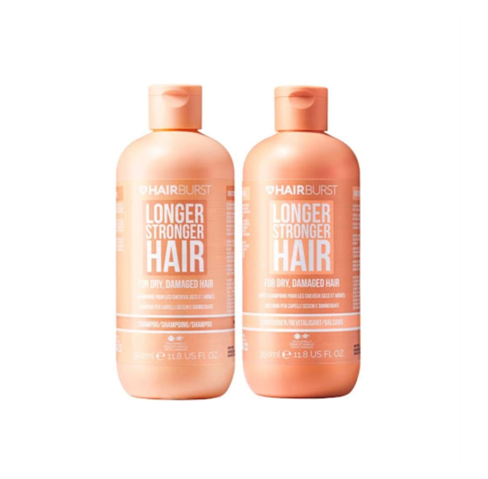پک شامپو و نرم کننده هیربرست نارنجی موهای خشک و آسیب دیده Hairburst