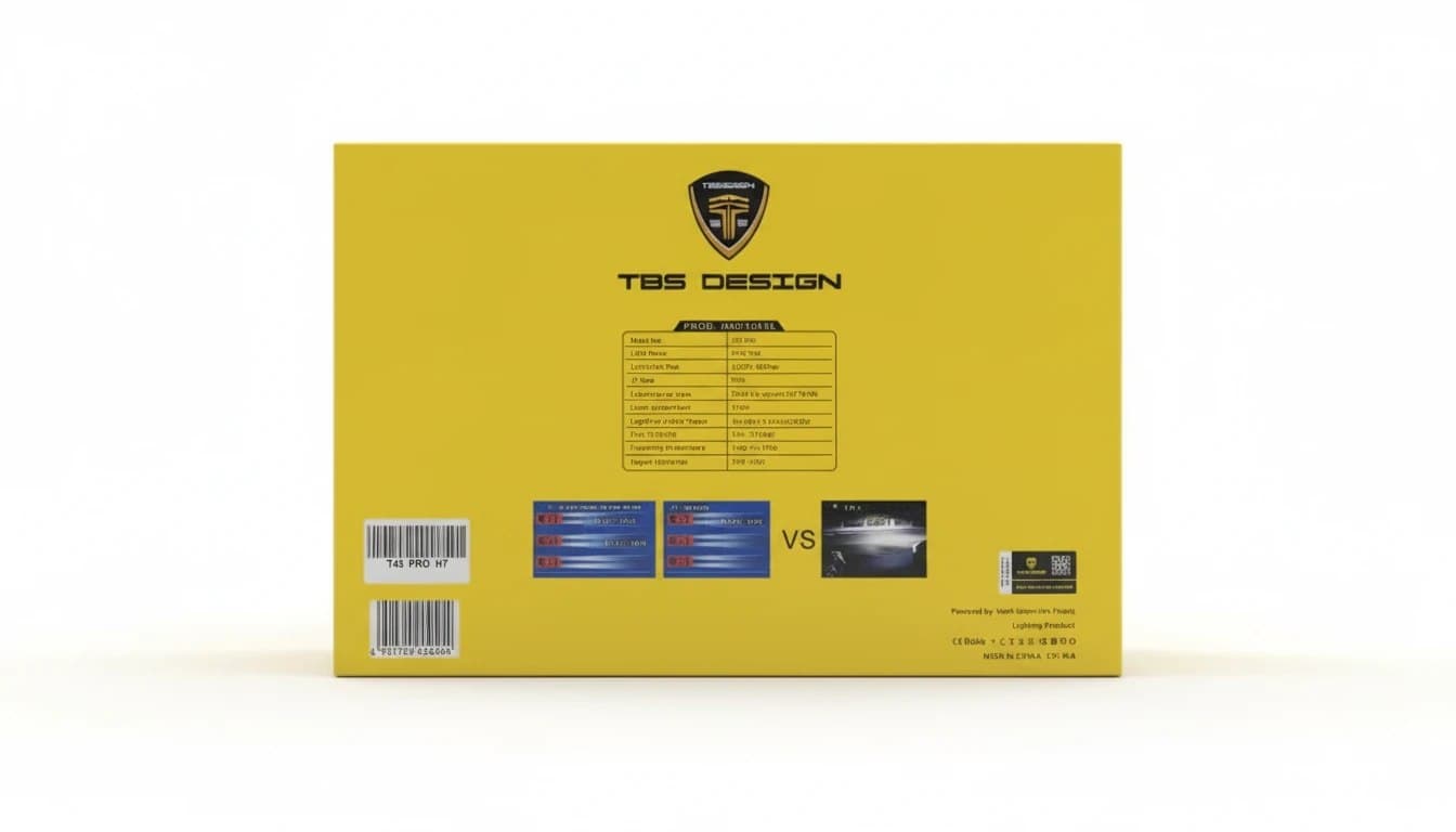 هدلایت تی‌بی‌اس دیزاین TBS Design T43 Pro پایه H4 — تصویر ۷