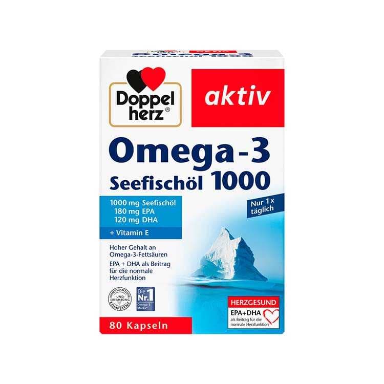 کپسول امگا 3 و روغن ماهی دوپل هرز 80 عددی