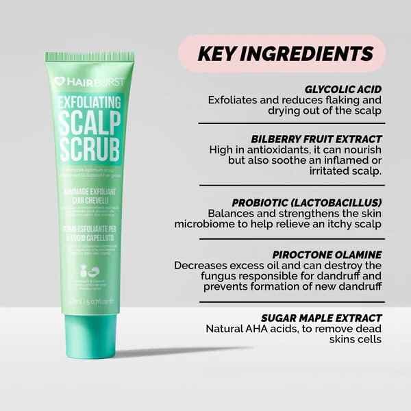 اسکراب کف سر هیربرست HAIRBURST حجم 150 میل | حذف اسکالپ و شوره، قطع ریزش و تقویت رشد مو — تصویر ۵