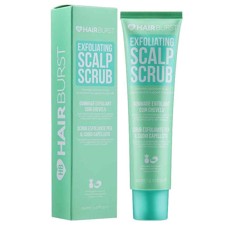 اسکراب کف سر هیربرست HAIRBURST حجم 150 میل | حذف اسکالپ و شوره، قطع ریزش و تقویت رشد مو