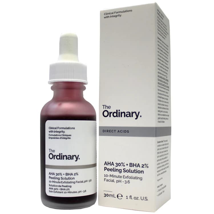 سرم پیلینگ اوردینری AHA 30% + BHA 2% – 30 لایه بردار قوی