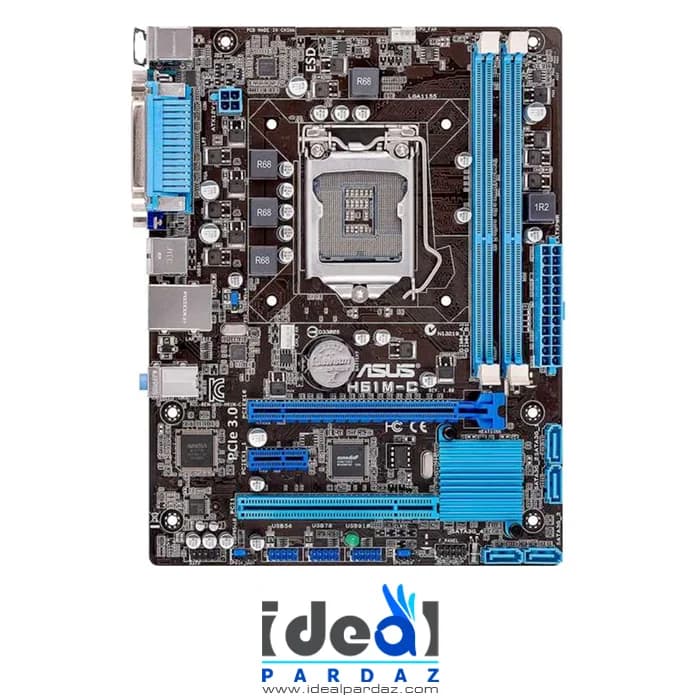 مادربرد ایسوس MOTHERBOARD ASUS H61M-C DDR3