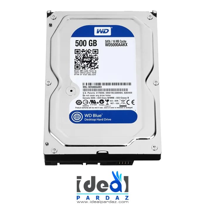 هارد اینترنال وسترن دیجیتال 500 گیگابایت آبی HDD WESTERN DIGITAL 500GB