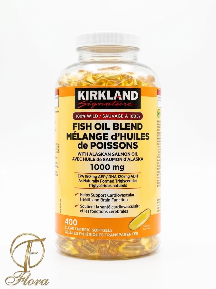 روغن ماهی ترکیبی کرکلند Kirkland Signature 100% Wild Fish Oil Blend — تصویر ۳