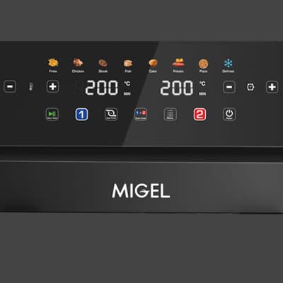 سرخ کن بدون روغن GAF 206 میگل – 8.5 لیتری*دو سبد مستقل 4.25 لیتری — تصویر ۴