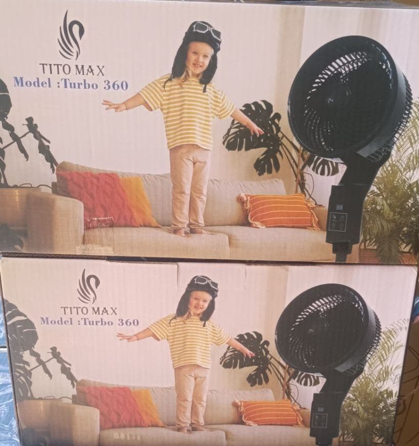 محصول جدید شرکت تیتومکث ، پنکه توربو ۳۶۰ درجه مدل Tm132 — تصویر ۳