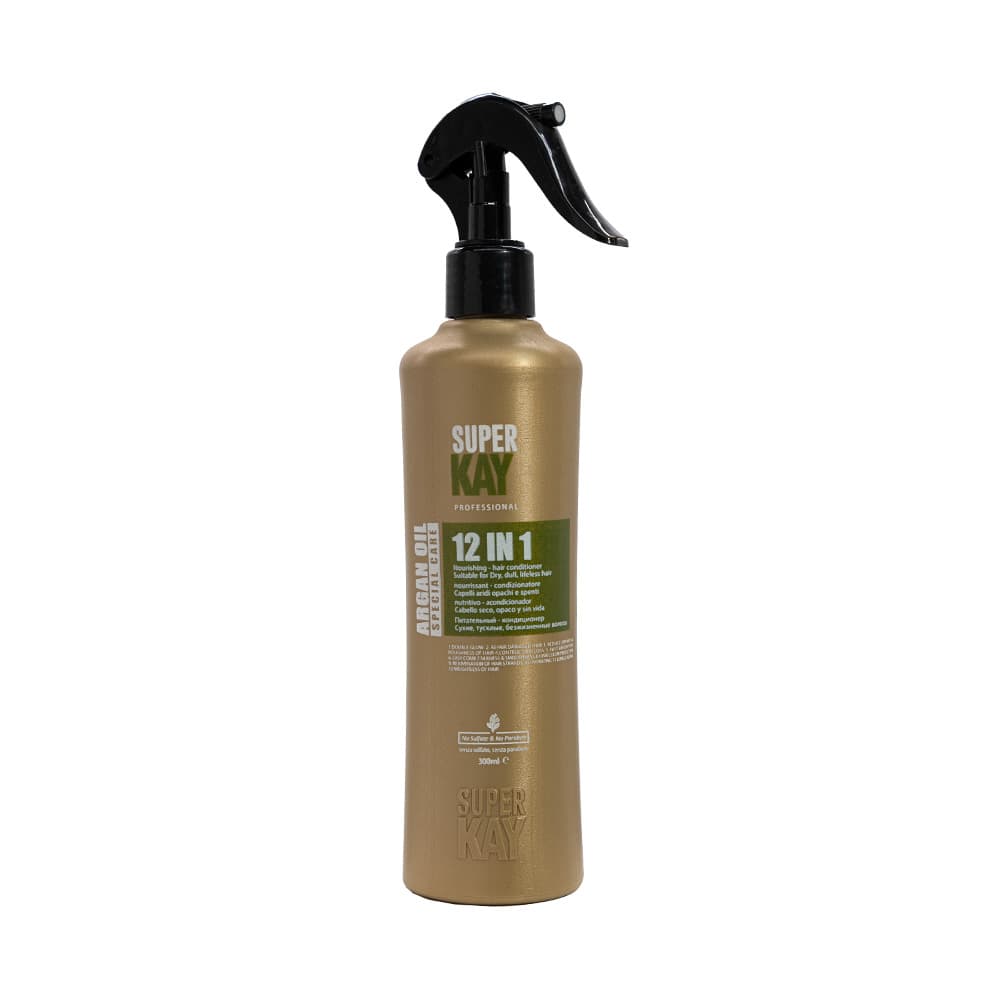 اسپری مو ۱۲ کاره آرگان ARGAN OIL سوپرکی حجم ۳۰۰ میل