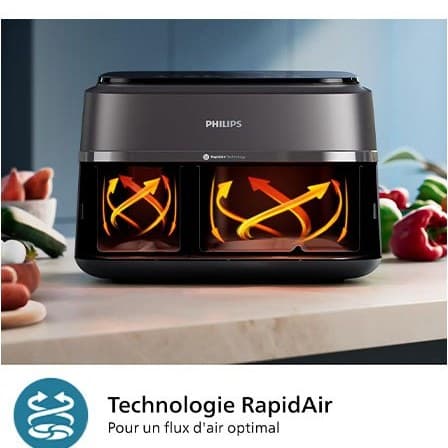 سرخ کن بدون روغن فیلیپس مدل NA-350 — تصویر ۹