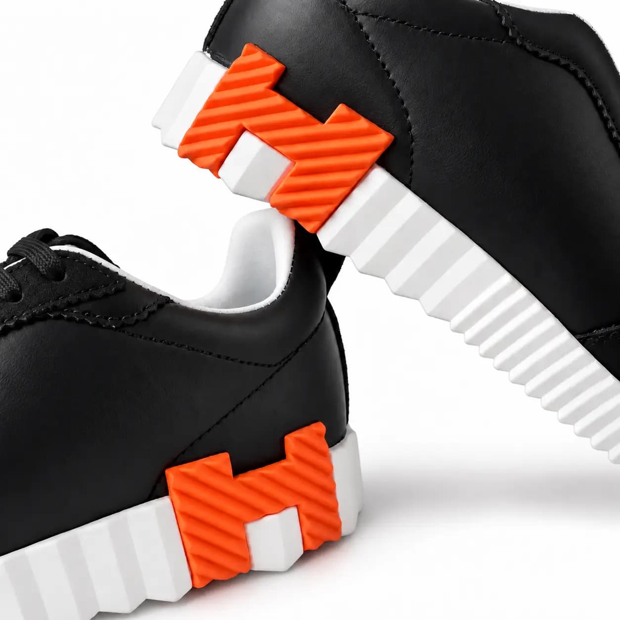 کتونی هرمس مشکی کد 2354 / HERMES SNEAKERS — تصویر ۵
