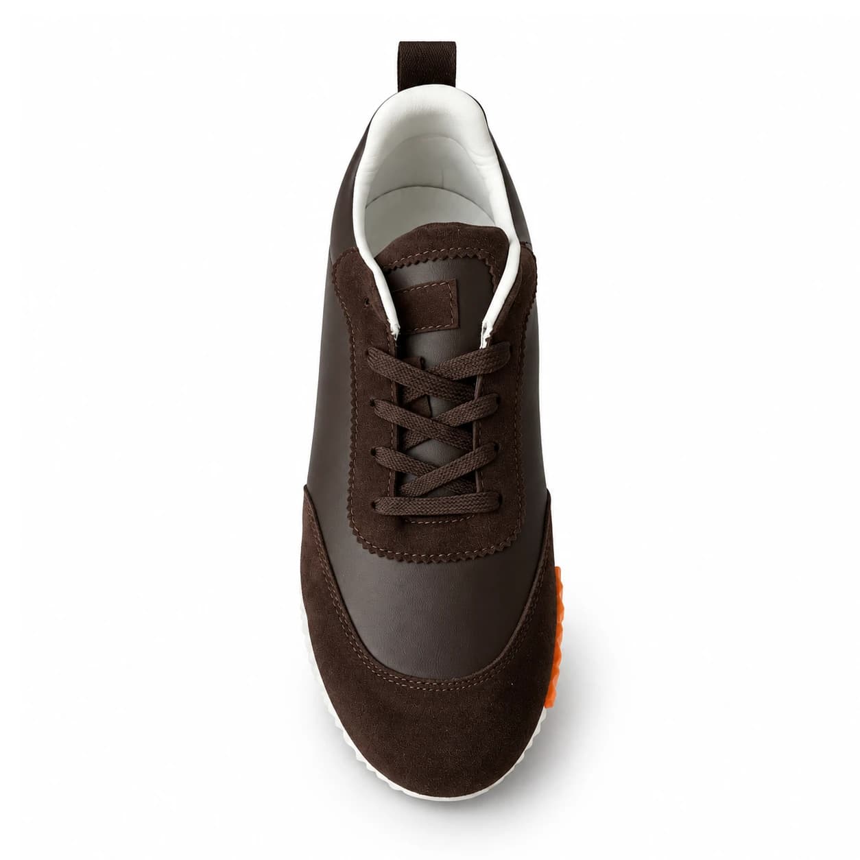 کتونی هرمس قهوه‌ای کد 2354 / HERMES SNEAKERS — تصویر ۵