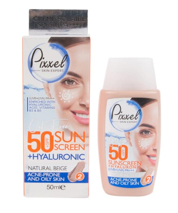 ضد آفتاب رنگی پیکسل با Spf50 مناسب پوست چرب و جوش دار حجم 50 میلی لیتر — تصویر ۶