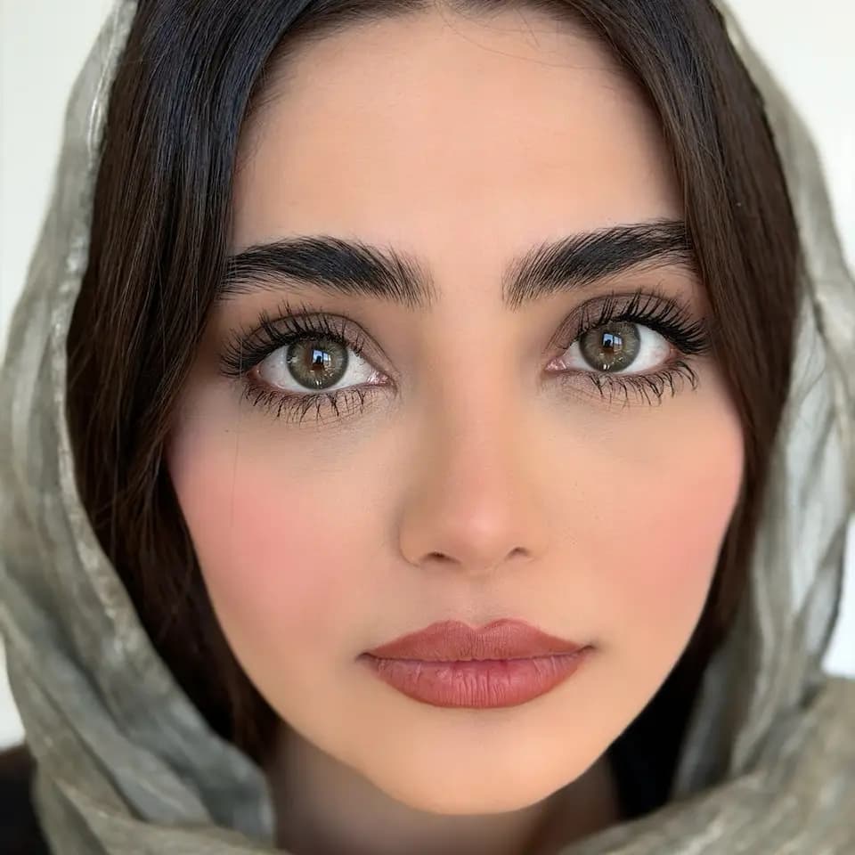 لنز یونیک آرمی گرین سبز عسلی — تصویر ۲