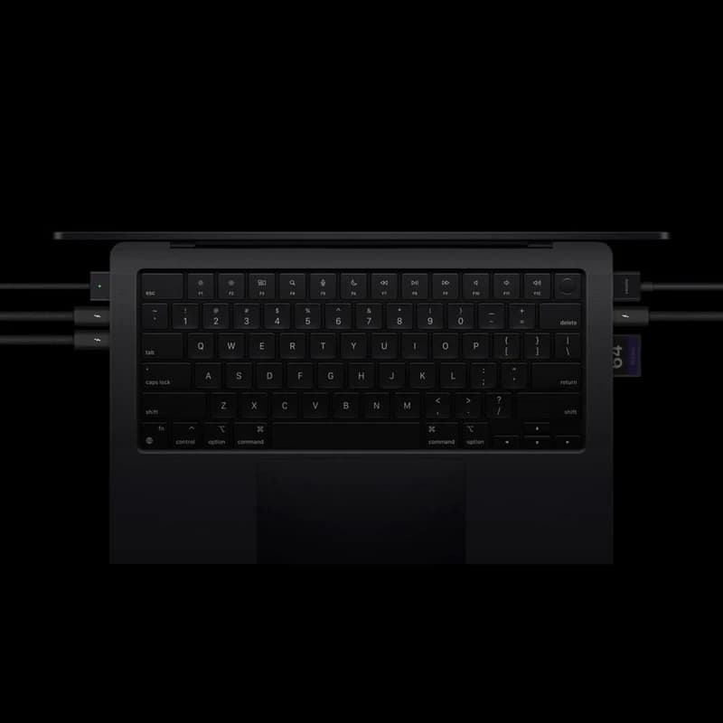 لپ تاپ 14.2 اینچی اپل مدل MacBook Pro MX2E3 2024 LLA-M4 Pro-24GB RAM-512GB SSD — تصویر ۶