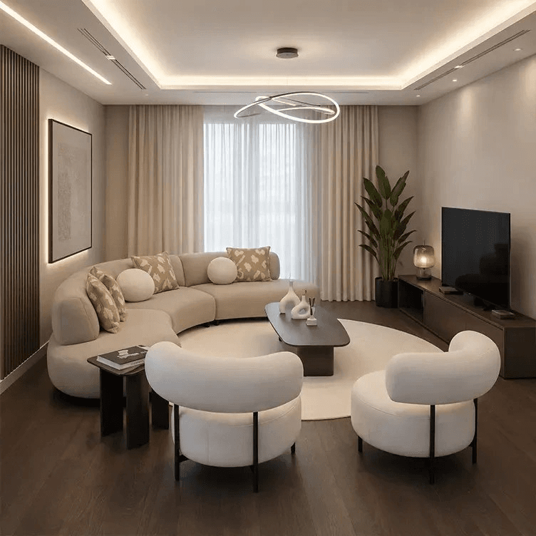 مبل راحتی لوبیایی مدل تورنتو مکانیزم دار