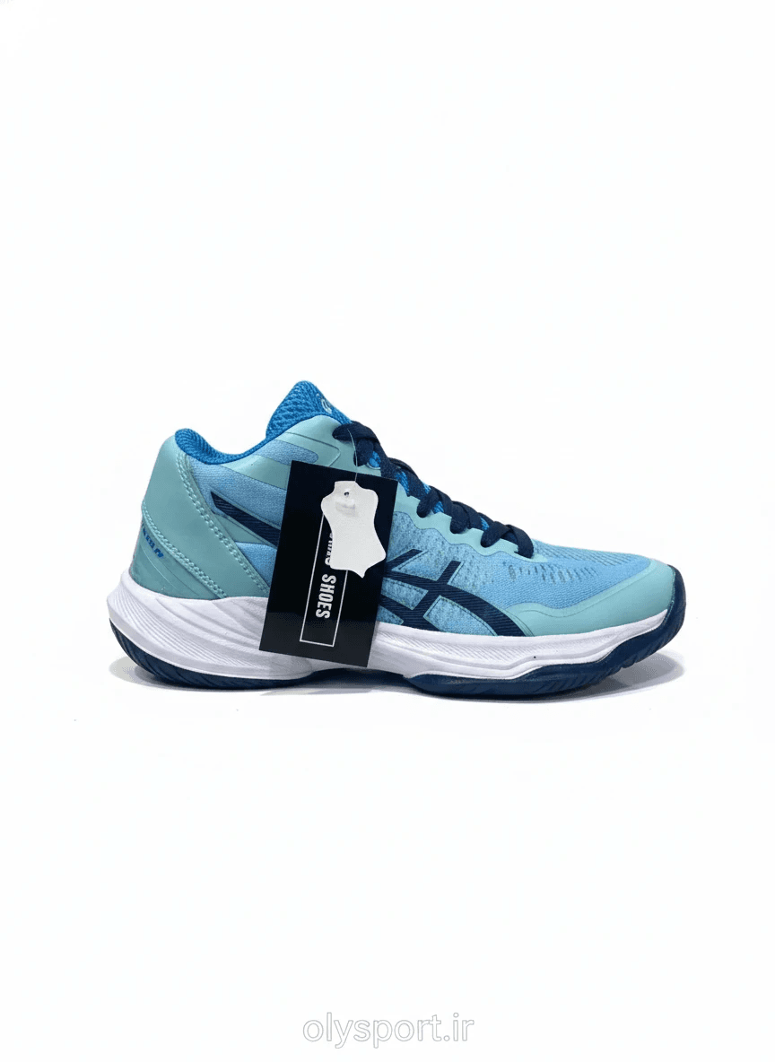 کفش آسیکس آبی فیروزه ای Asics Elite Blue