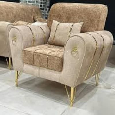 مبل راحتی ۷ نفره مدل اسکارلت پایه فلزی