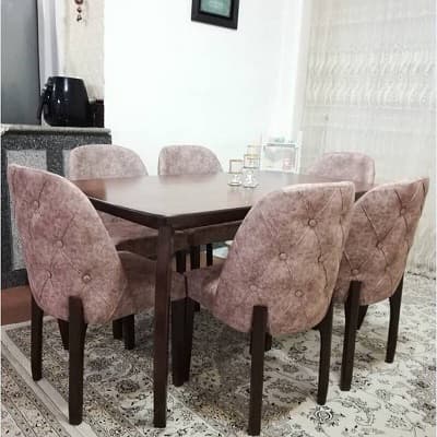 صندلی و میز نهارخوری مدل چستر بوگاتی 4 نفره — تصویر ۳