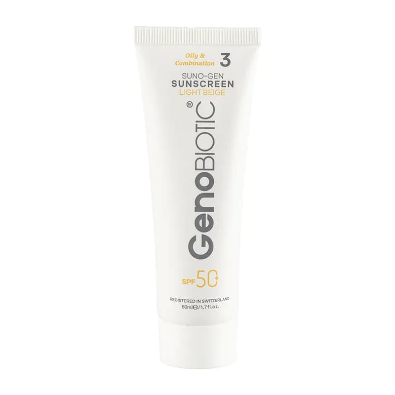 ضد آفتاب ژنوبایوتیک (SunoGen) مناسب پوست خشک SPF 50