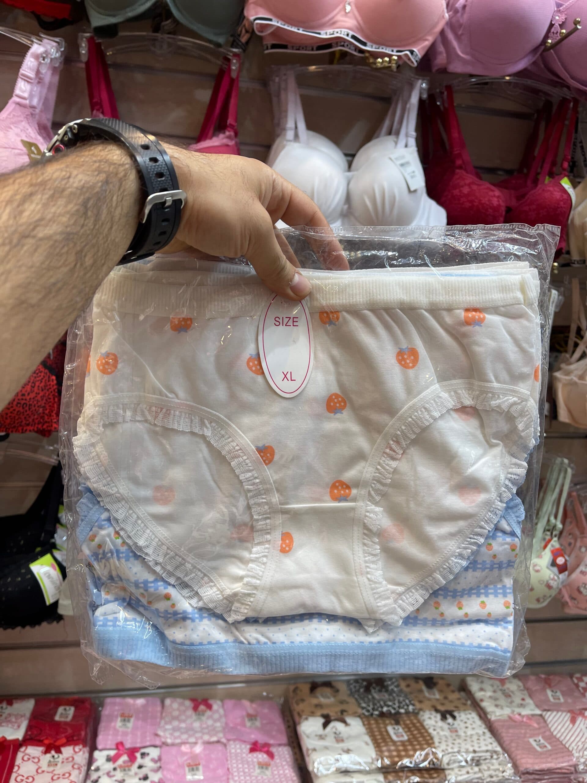 شورت عروسکی وارداتی جدید مارک ایکس لارج ( بسته ۱۲ تایی ) — تصویر ۹