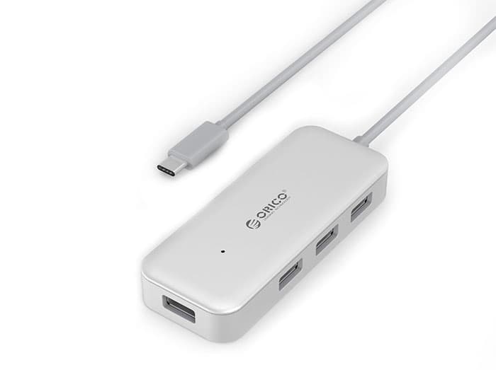 هاب تایپ سی 4 پورت اوریکو Orico Type-C to USB3.0-A 4 HUB TC4U-U3