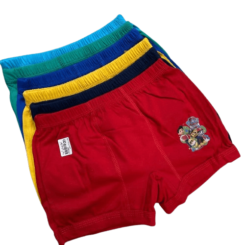 شورت سوپرنخ پادار پسرانه برند آیدا (بسته ۱۲ تایی)