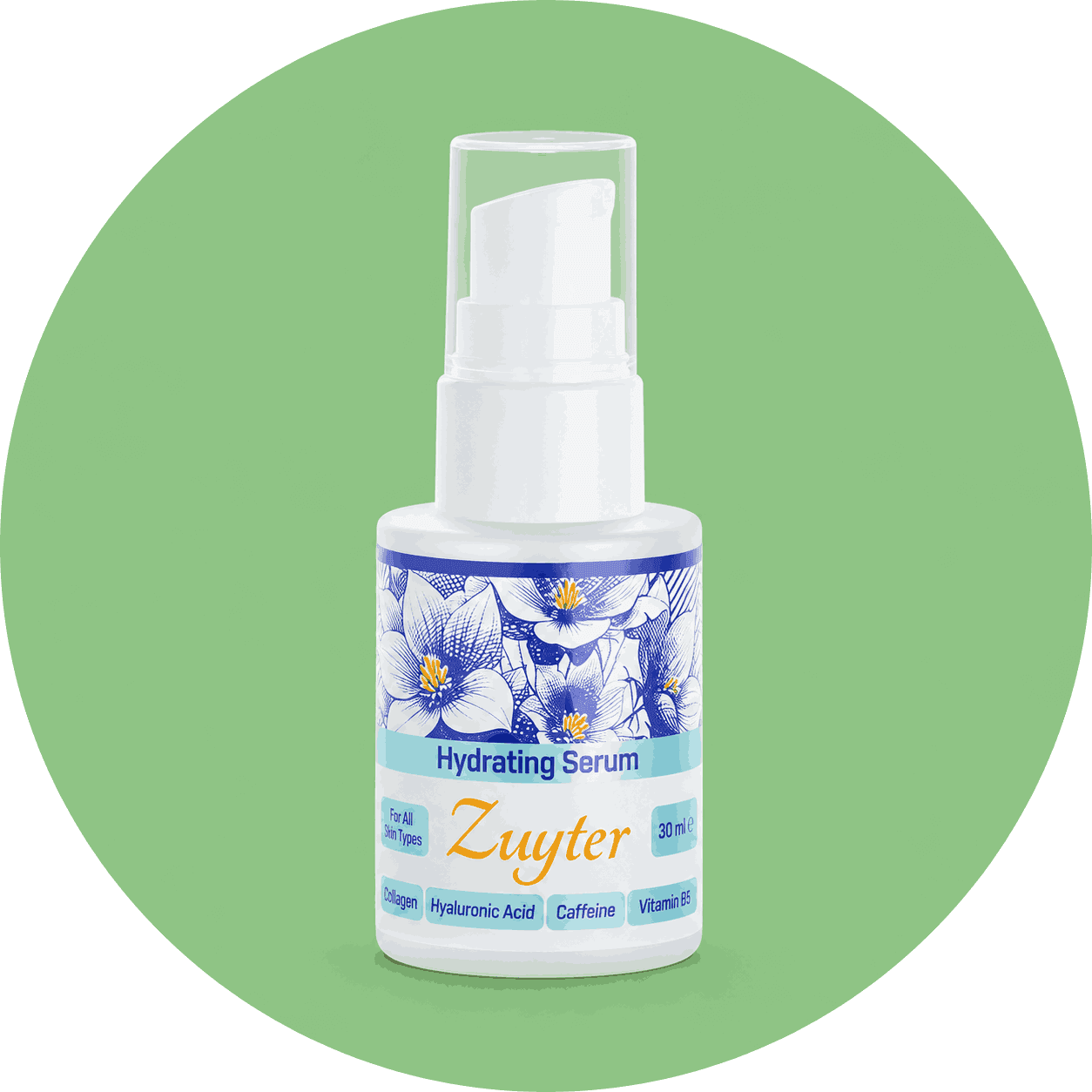سرم آبرسان قوی زویتر مناسب پوست‌ های خشک و دهیدراته حجم 30 میل/Zuyter Strong Hydrating Serum, suitable for dry and dehydrated skin, volume 30 ml — تصویر ۲