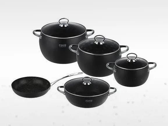سرویس قابلمه 9 پارچه گرانیت فورته forte مدل دینو — تصویر ۷