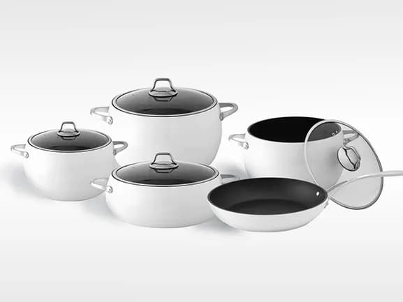 سرویس قابلمه 9 پارچه گرانیت فورته forte مدل دینو