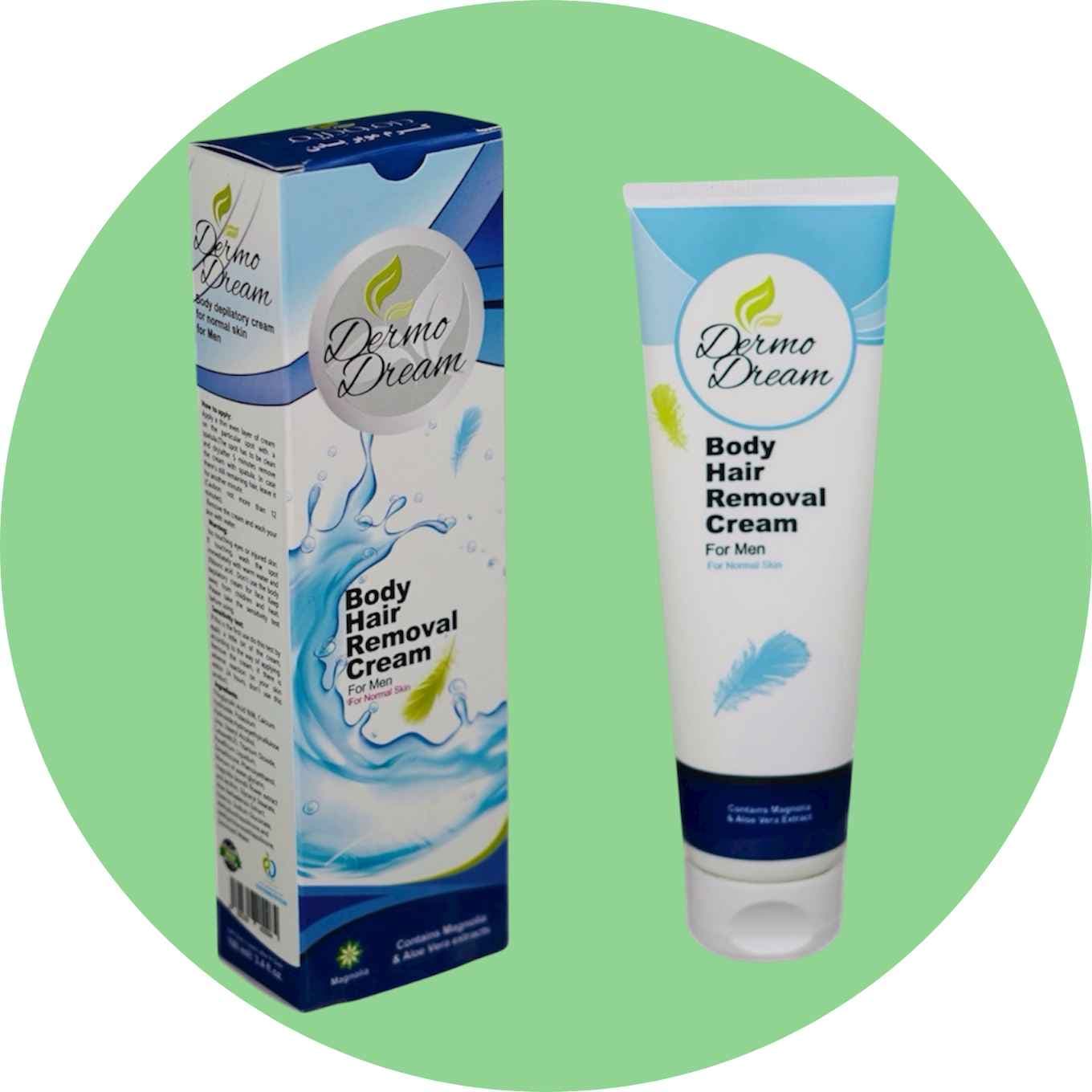 کرم موبر درمودریم مدل آلوئه ورا حجم 100 میل/Dermodream Hair Removal Cream, Aloevera Model, Volume 100 ml — تصویر ۳
