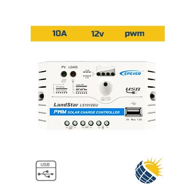 شارژ کنترلر خورشیدی 10 آمپر EPEVER مدل LS1012EU