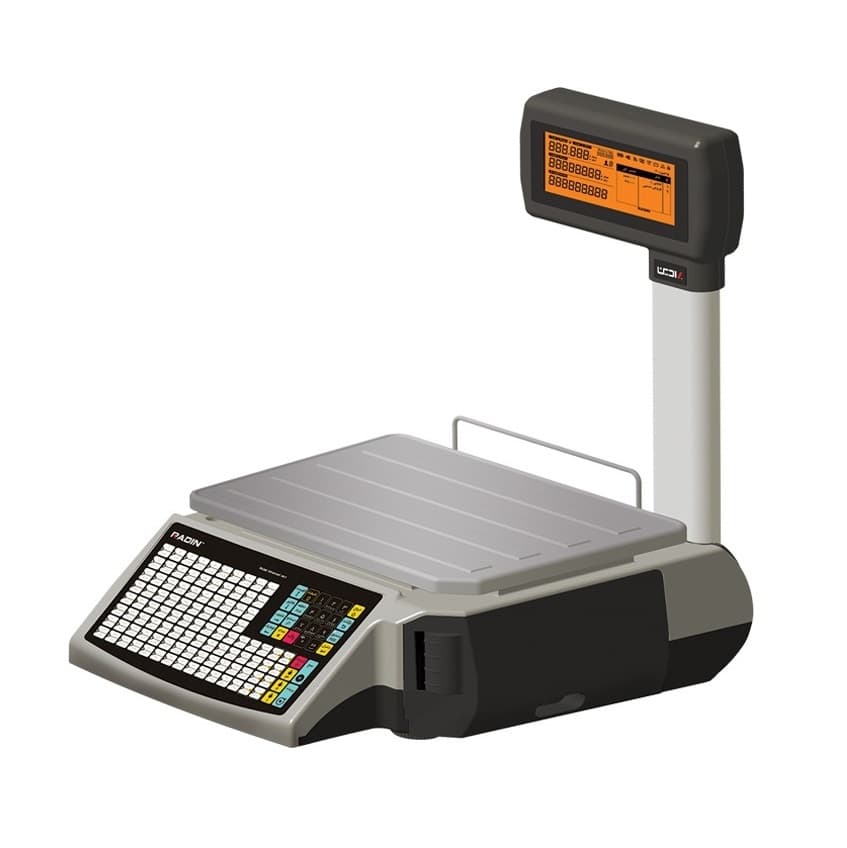 ترازوی رادین 40 کیلویی علمک دار لیبل پرینتر مدل MKII RFID