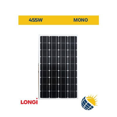 پنل خورشیدی مونوکریستال پرک 455 وات LONGI مدل LR4-72HPH-455M