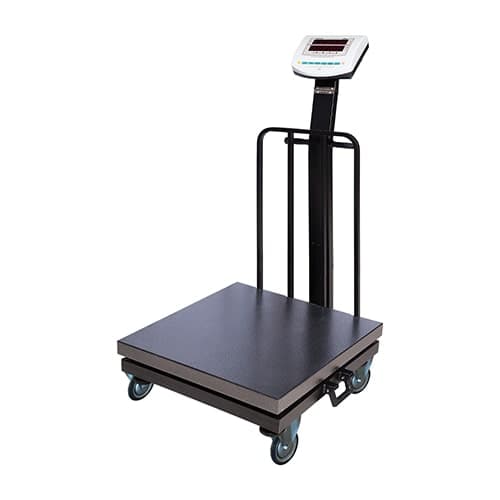 باسکول محک 300 کیلویی چرخدار سینی گالوانیزه