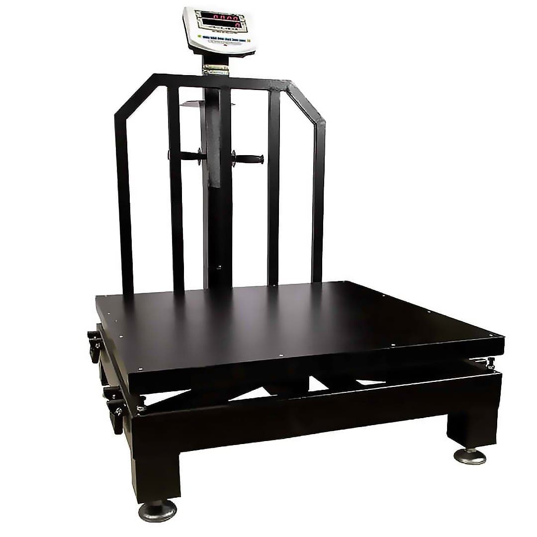باسکول 1 تن محک چرخدار سینی 120×120
