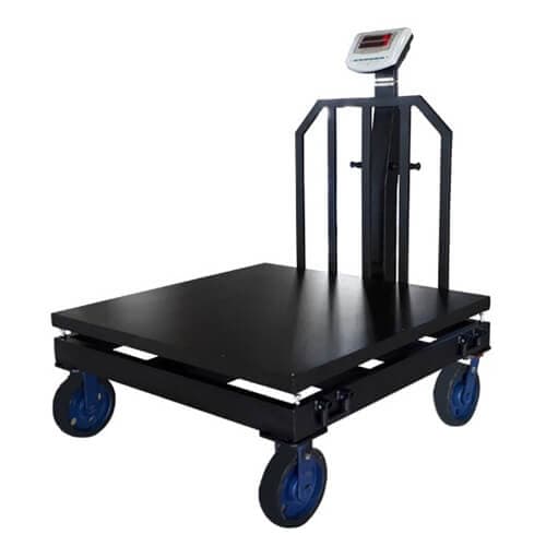 باسکول محک 1500 کیلویی چرخدار نمایشگر ثابت