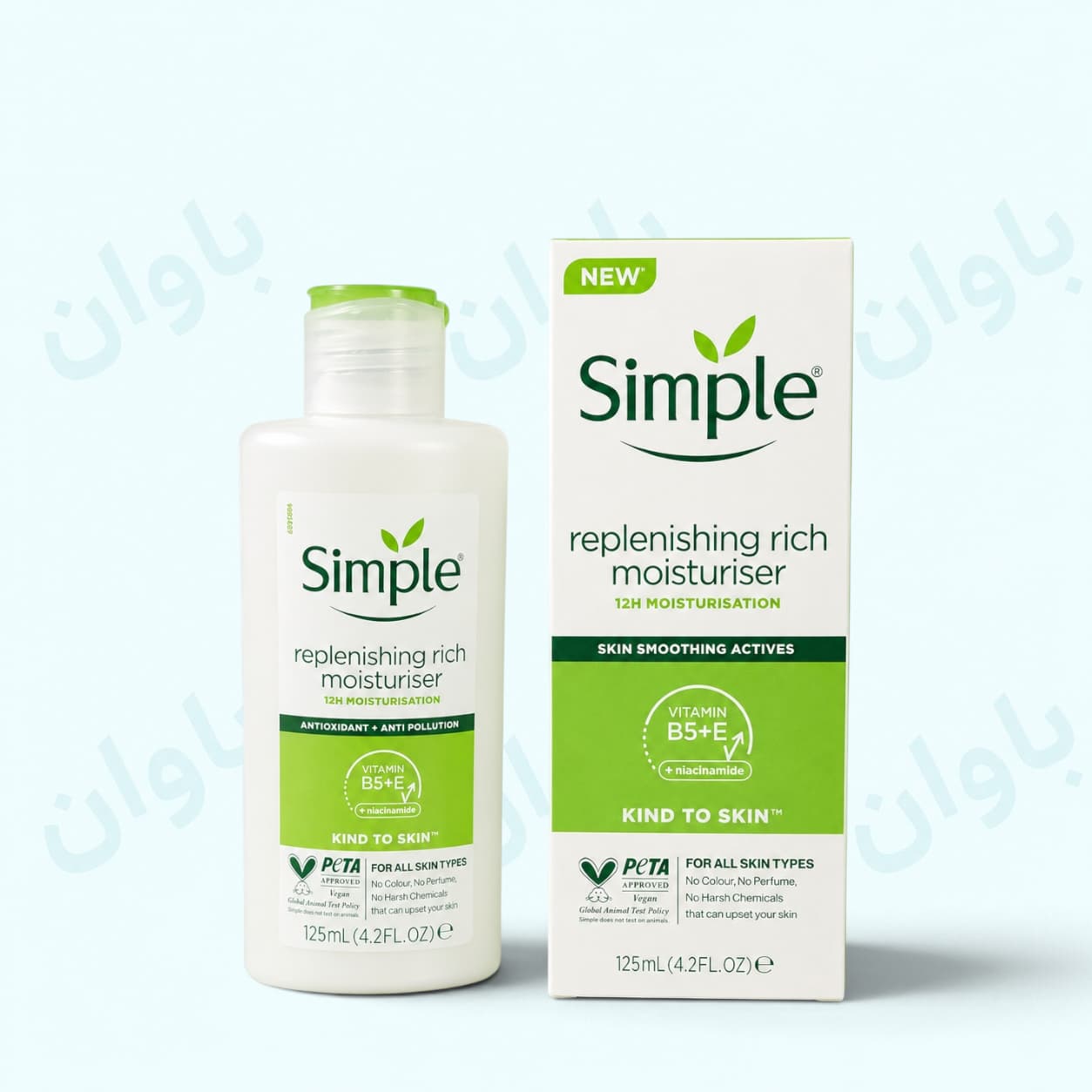 کرم آبرسان و مرطوب کننده سیمپل (اصلی) پوست خشک