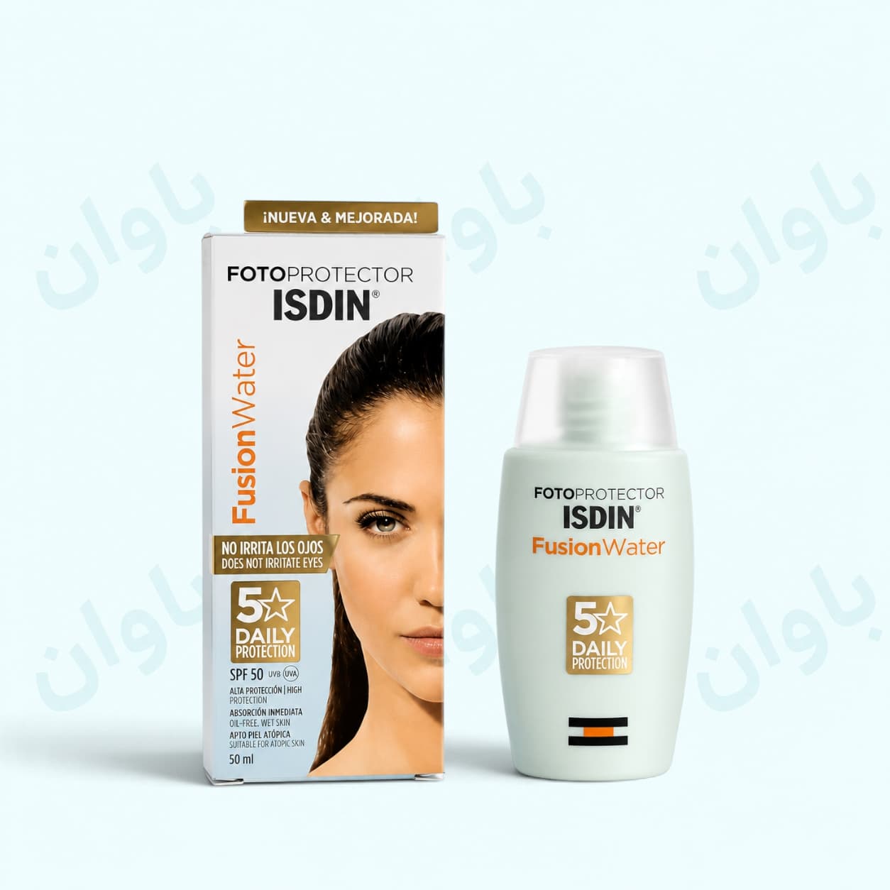 ضدآفتاب فیوژن واتر بی رنگ ایزدین
