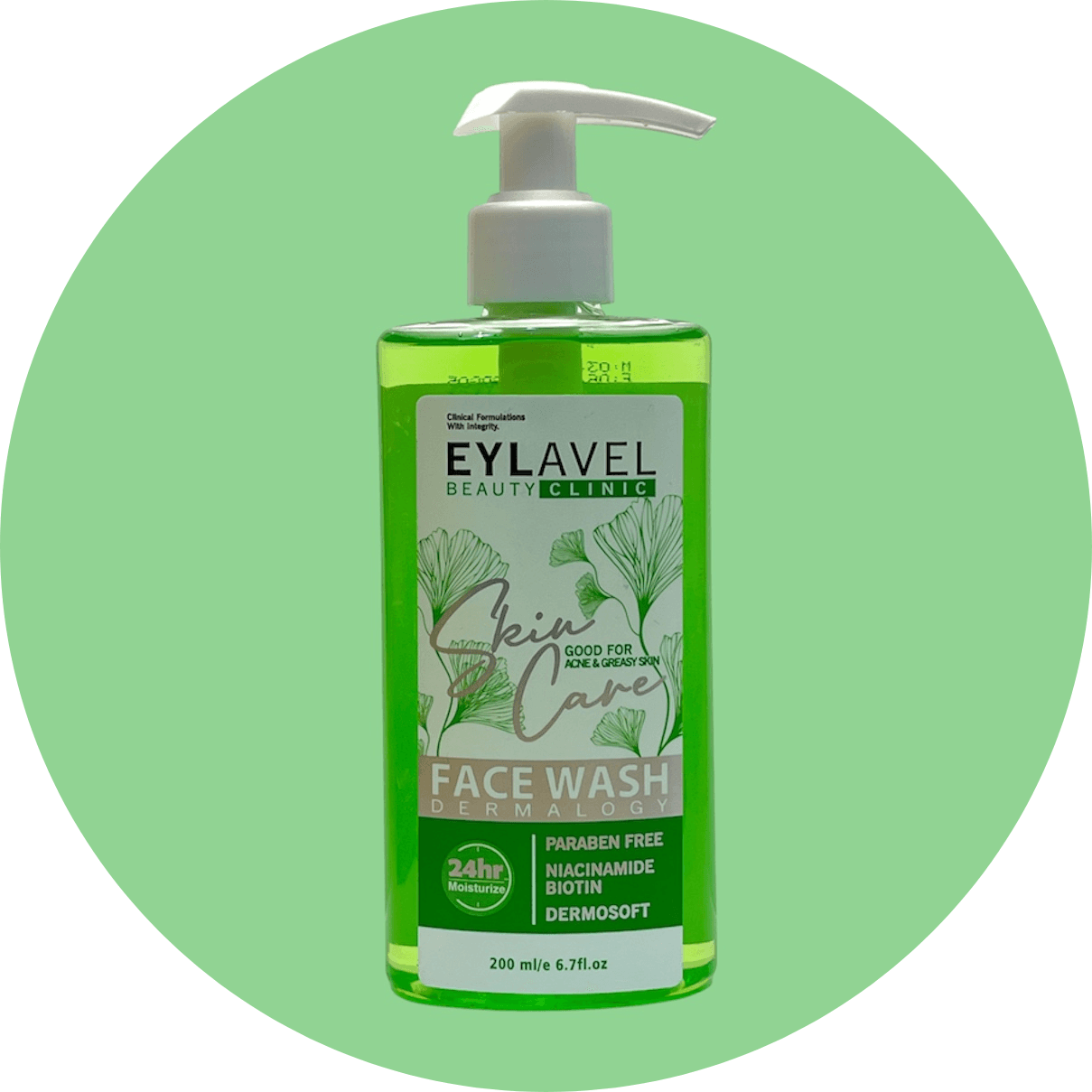 ژل شستشوی پوست چرب و جوش دار ایلاول حجم 200 میل/EYLAVEL Face Wash Cleansing Gel (Combination to Oily Skin) — تصویر ۳