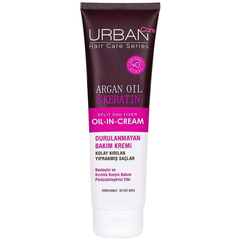 کرم مو تیوپی حجم 150 میل – بعد حمام حاوی روغن آرگان و کراتین مدل Argan Oil اربن کر – Urban Care