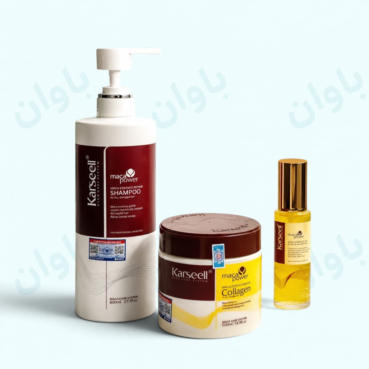 پک کارسل (شامپو، ماسک و روغن مو)