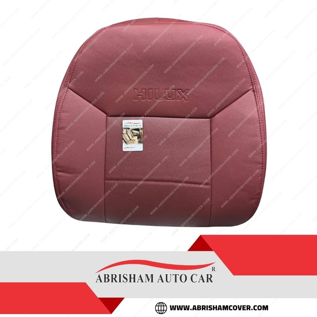 روکش صندلی تویوتا هایلوکس 2005-2010 تمام چرم زرشکی