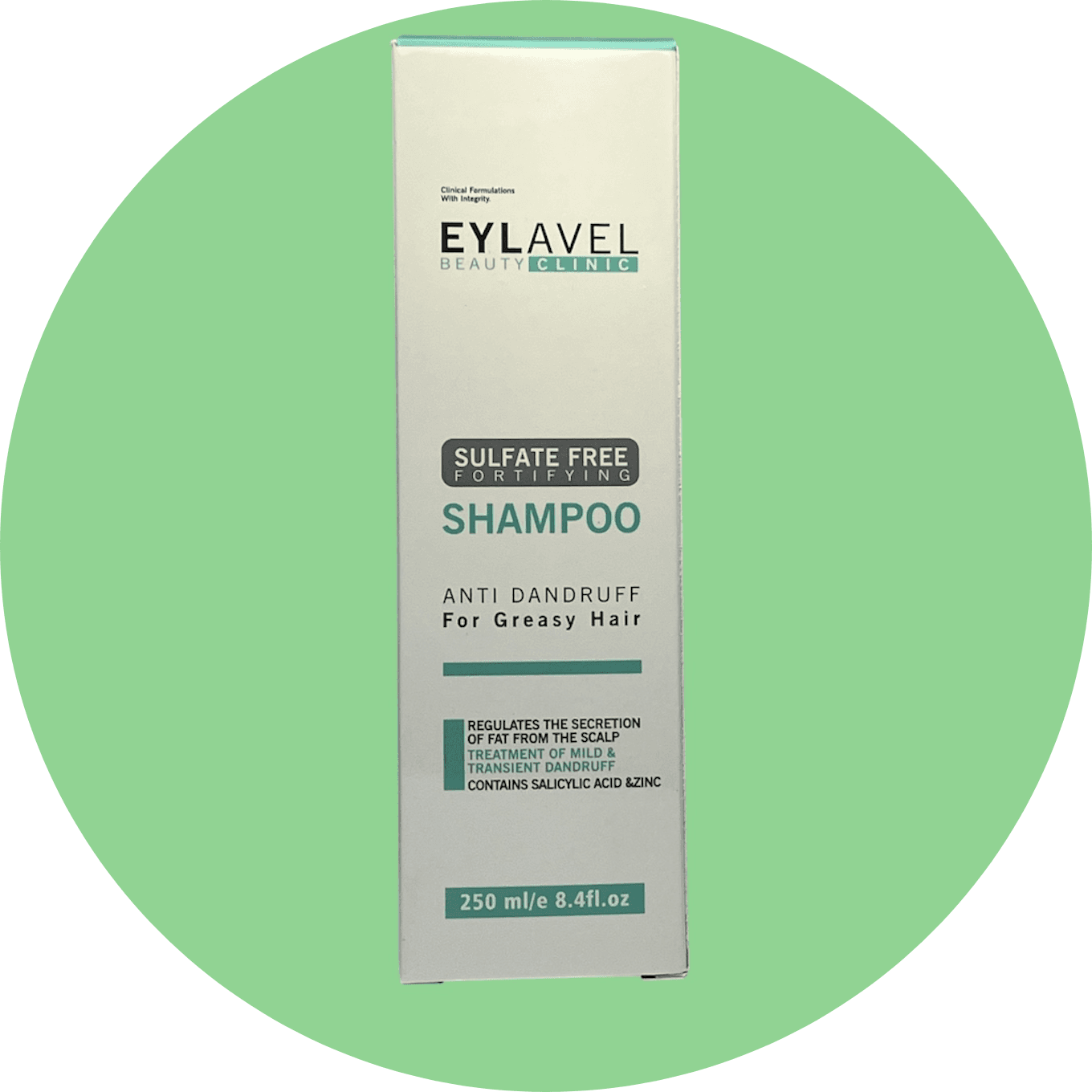 شامپو تقویت کننده موهای خیلی چرب بدون سولفات ایلاول حجم 250 میل/EYLAVEL Fortifyng Shampoo Oily and Very Oily Hair — تصویر ۳