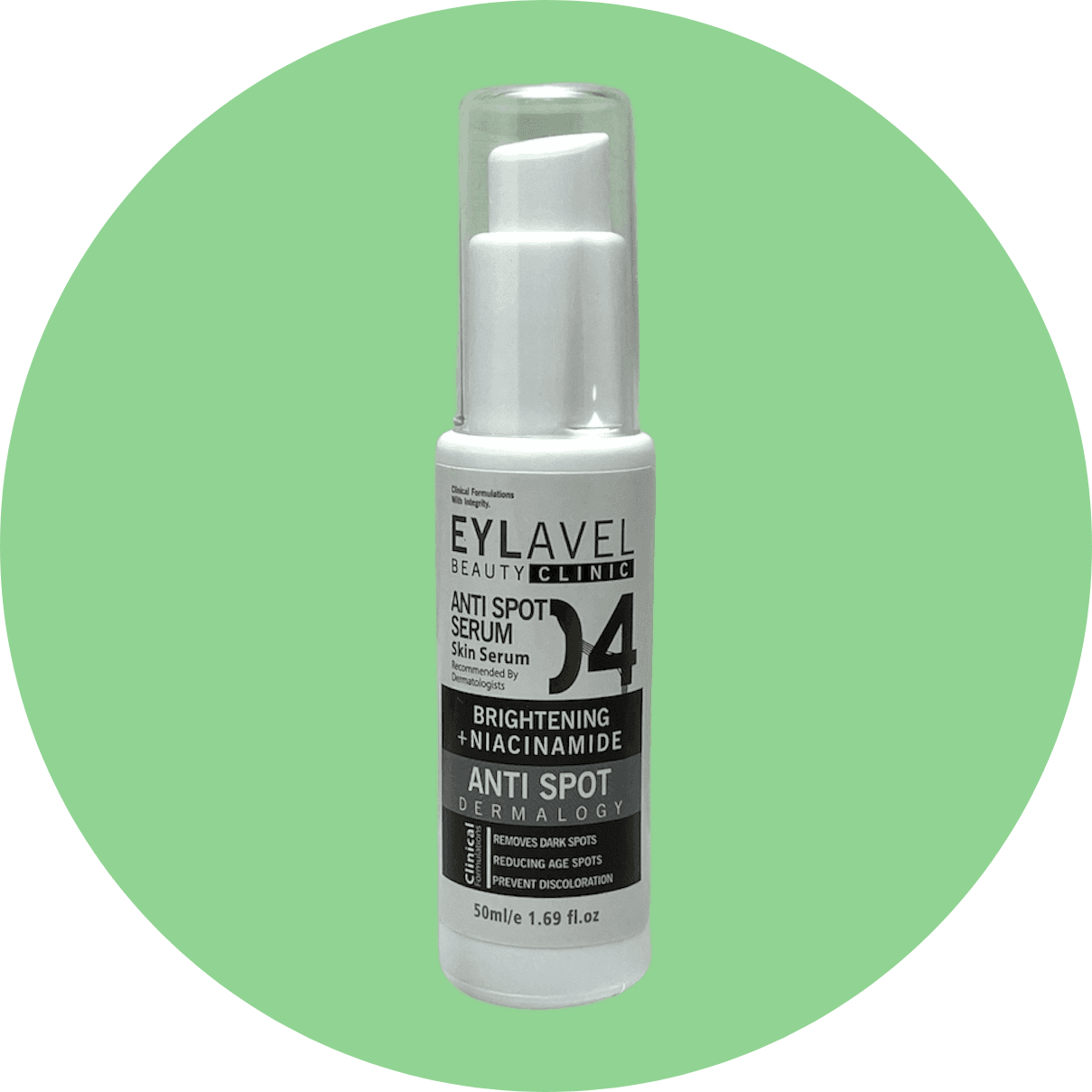 سرم آنتی اسپات و ضد لک D4 ایلاول حجم 50 میل/Eylavel D4 Anti-Spot Serum, 50 ml