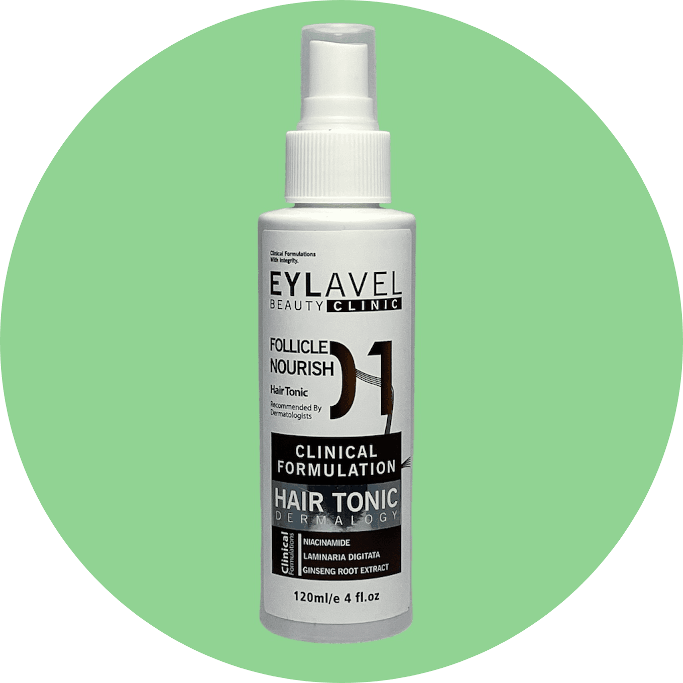 لوسیون تقویت کننده مو D1 ایلاول حجم 120 میل/Eylavel D1 Hair Strengthening Lotion, 120 ml
