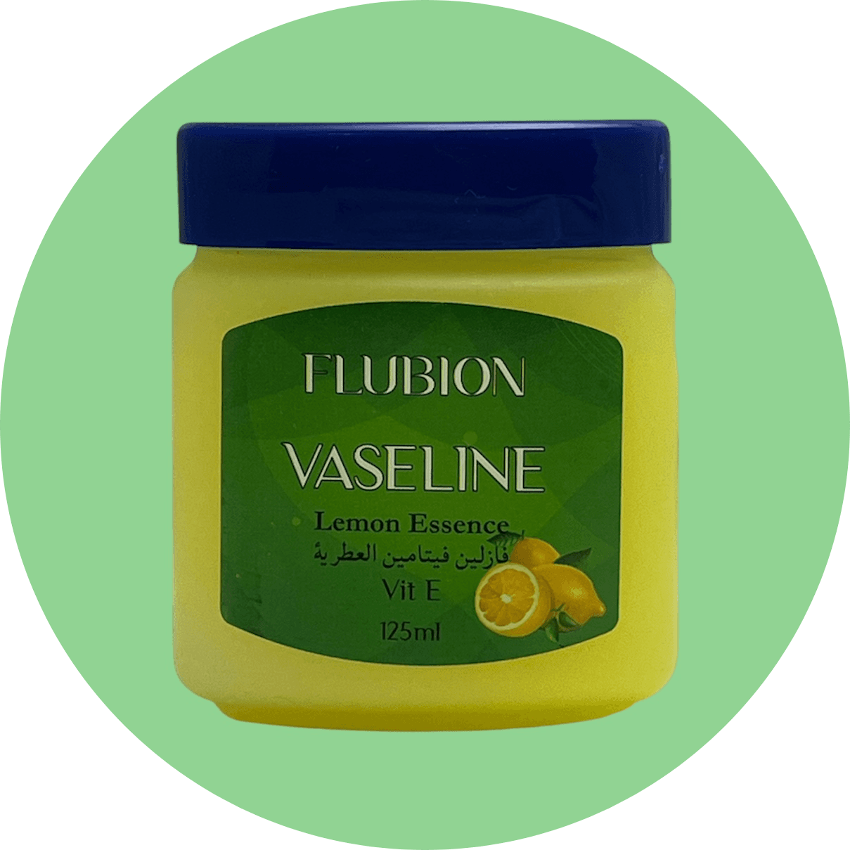 وازلین ویتامینه با اسانس لیمو فلوبیون حجم 125 میل/Vaseline Vitamin with Lemon Essential Oil, Fluobion, 125 ml
