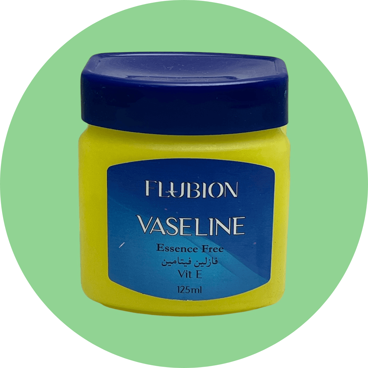 وازلین ویتامینه بدون اسانس فلوبیون حجم 125 میل/Vaseline with vitamins without essential oil, Flubion, volume 125 ml