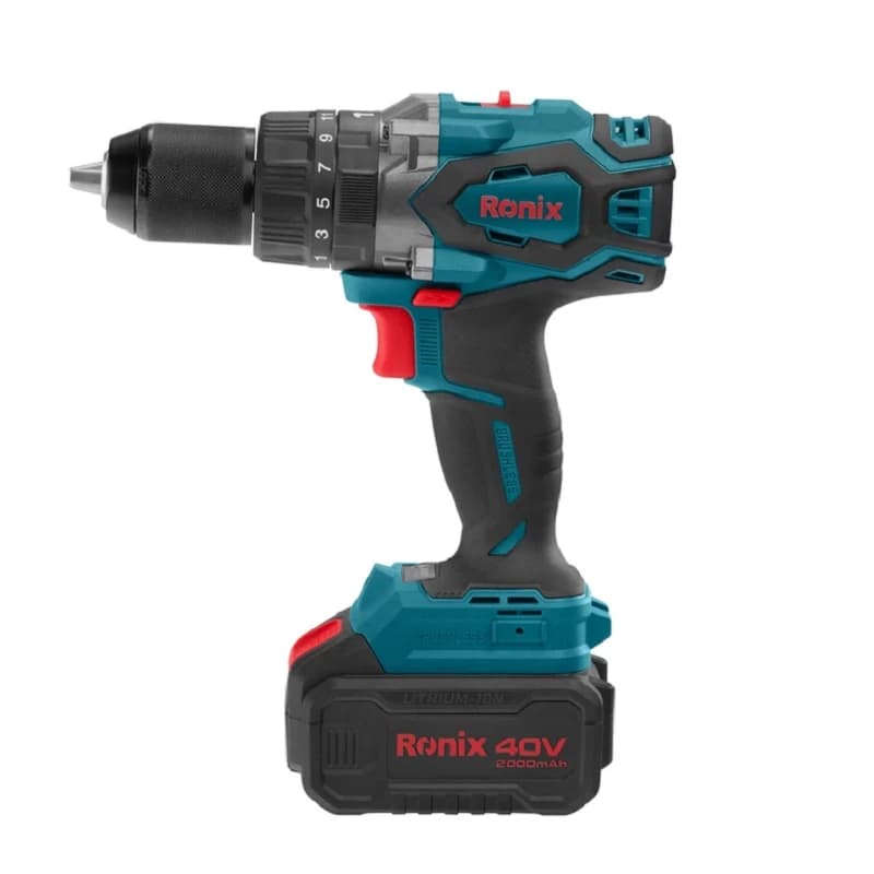 دریل پیچ گوشتی شارژی 40 ولت رونیکس مدل 8905-40v