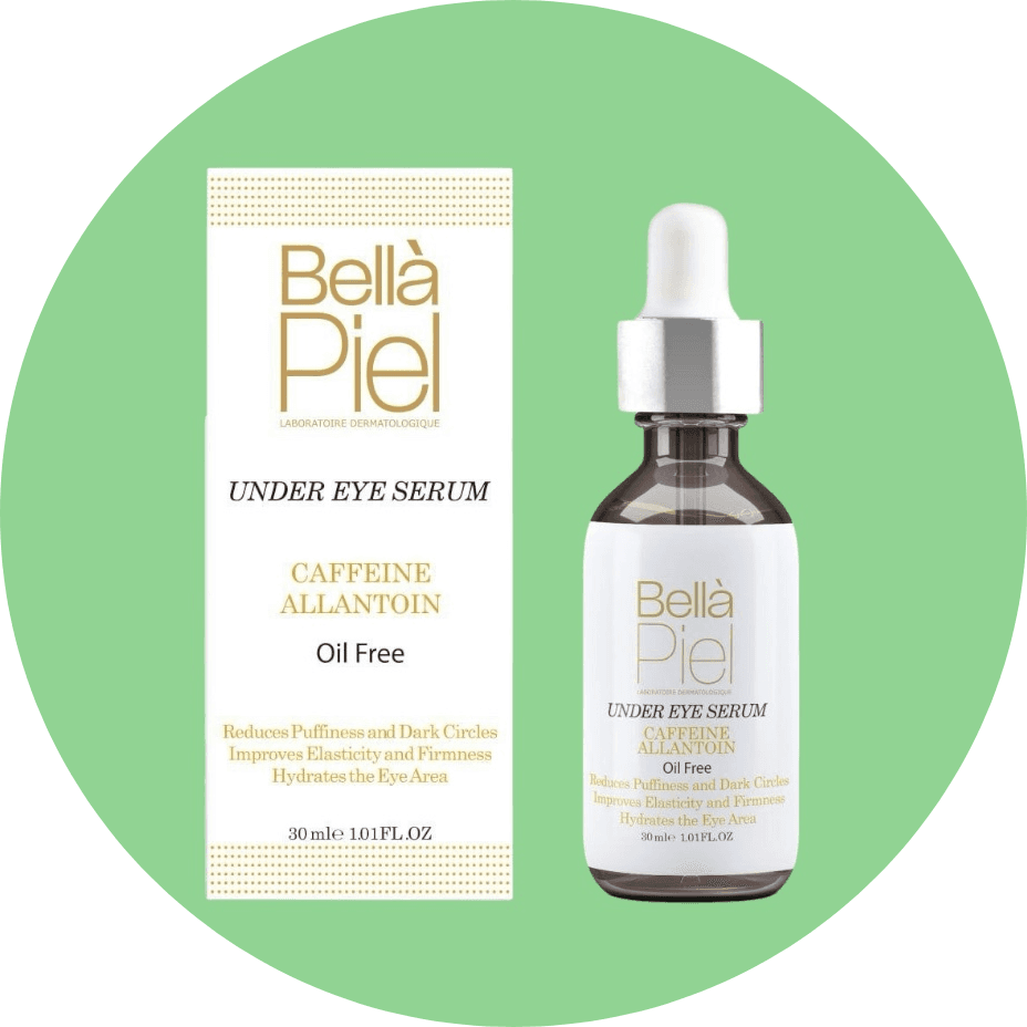 سرم دور چشم حاوی کافئین بلا پی یل حجم 30 میل/bella piel caffeine under eye serum